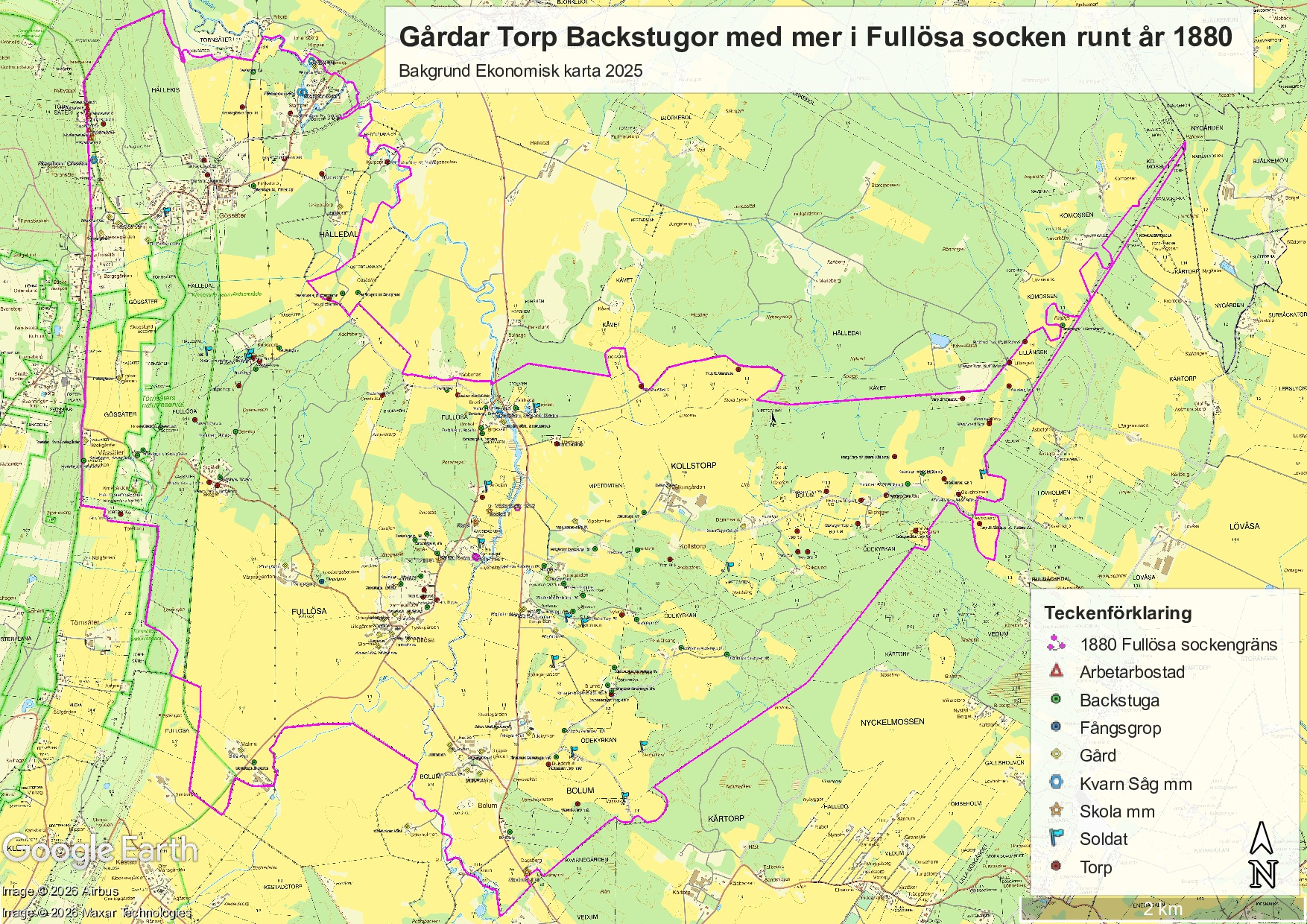 Fullösa Torpkarta mm